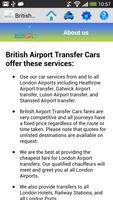 1 Schermata British Airport Transfer Cars