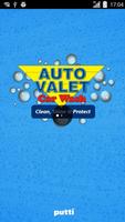 Auto Valet Car wash Affiche