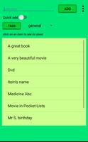 Pocket Lists imagem de tela 1