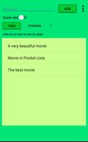 برنامه‌نما Pocket Lists عکس از صفحه