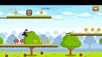 Super World of Mario. Run poster