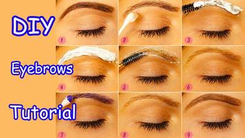 Perfect Eyebrows Make Up Tips poster