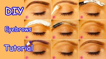 Perfect Eyebrows Make Up Tips постер