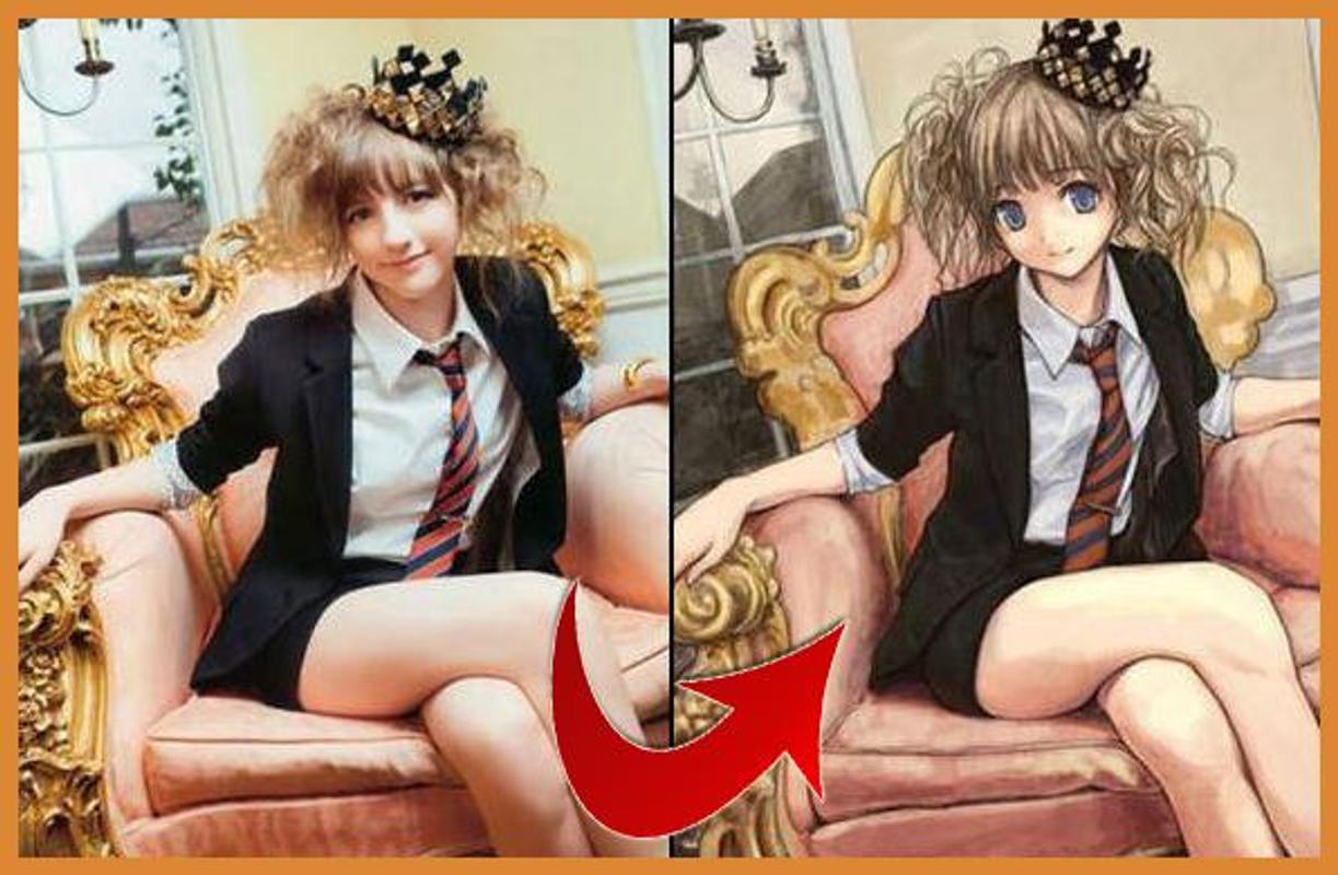 Anime Manga Foto Wajah For Android APK Download