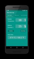 Heat Index App capture d'écran 1