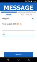 Spam SMS Affiche