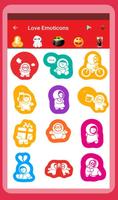 Love Emoticon ポスター