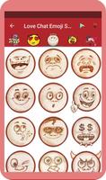 Love Chat Emoji Smileys Emoticon स्क्रीनशॉट 1