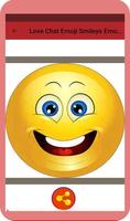 Love Chat Emoji Smileys Emoticon 截图 2