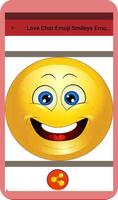Love Chat Emoji Smileys Emoticon capture d'écran 2