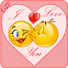 Love Gif for Messenger أيقونة