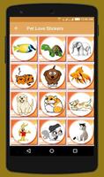 Pet Love Stickers ảnh chụp màn hình 2