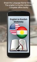 Kurdish: English Dictionary Affiche