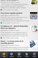 Applications Android France スクリーンショット 1