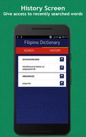 Filipino Dictionary capture d'écran 3