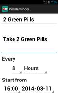Pills Reminder capture d'écran 1