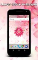Flower clock live wallpaper تصوير الشاشة 3