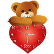 Love clock live wallpaper