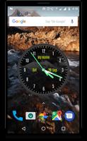 Waterfall with analog clock تصوير الشاشة 2