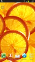 Floating Orange LWP स्क्रीनशॉट 1