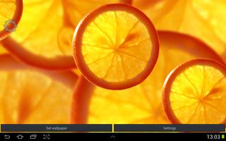 Floating Orange LWP स्क्रीनशॉट 2
