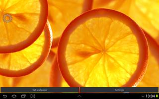 Floating Orange LWP स्क्रीनशॉट 3