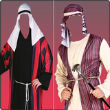 Arab Man Photo Suit Maker icône