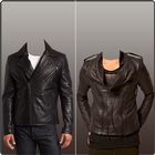 Leather Coat Man Photo Suit icône