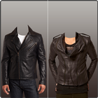 Leather Coat Man Photo Suit ไอคอน