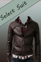 Leather Coat Man Photo Suit capture d'écran 1