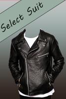 Leather Coat Man Photo Suit capture d'écran 2