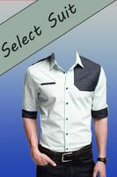 Man Shirt Photo Suit पोस्टर