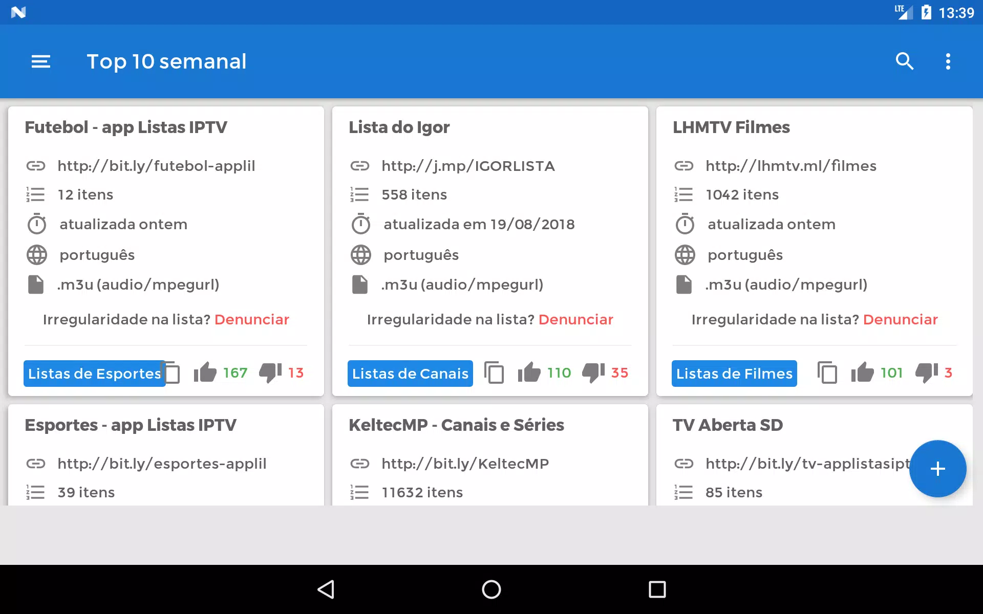 Descarga de APK de Listas IPTV Gratis: Lista iptv actualizada 2018 para  Android
