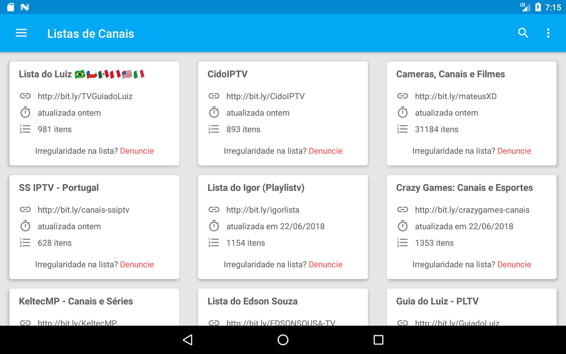 scaricare liste m3u da