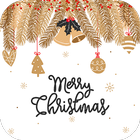 Festive Christmas Greeting Car icon