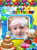 Happy Birthday Photo Frames Affiche