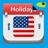 Holidays in US Calendar 2015 icon