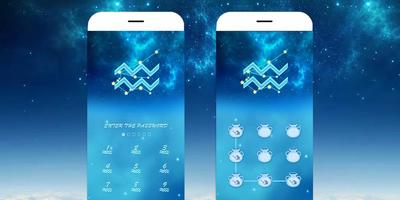 Applock Theme Aquarius capture d'écran 3