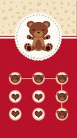 AppLock Theme Cute Bear Affiche