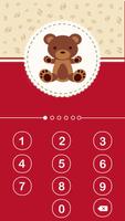 AppLock Theme Cute Bear imagem de tela 1