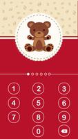 AppLock Theme Cute Bear capture d'écran 1