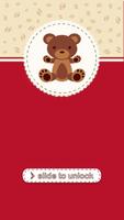 AppLock Theme Cute Bear capture d'écran 2