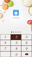 AppLock Theme Delicious Cake captura de pantalla 1