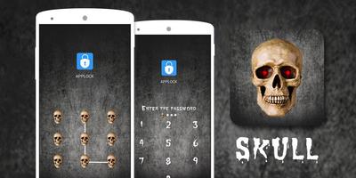 AppLock Theme Horror Skull captura de pantalla 3