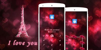 AppLock Theme I Love You スクリーンショット 3