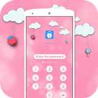 AppLock Theme Pink Sky Zeichen