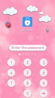 AppLock Theme Pink Sky 截圖 1