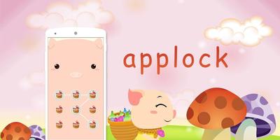 AppLock Theme Pig capture d'écran 3