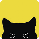 검은 고양이 테마에 대한 Applock APK