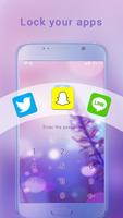 ธีมลาเวนเดอร์ applock โปสเตอร์